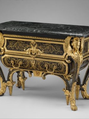A genuine commode made by André-Charles Boulle in c. 1710–20, at Metropolitan Museum of Art, New York.