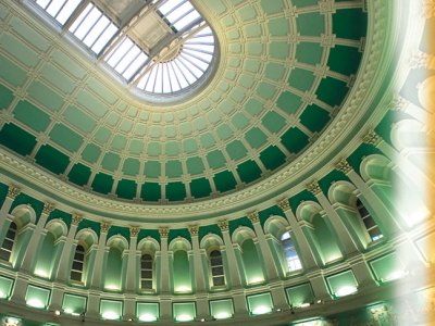 The Reading Room of the National Library of Ireland, Dublin. The library has been allocated €23m by the Irish government to upgrade its facilities.