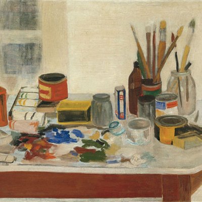 The Painting Table (1954), Jane Freilicher.