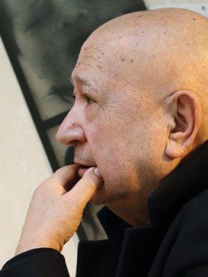 Christian Boltanski in his studio in Paris in March 2018, photo: © Elizabeth Young