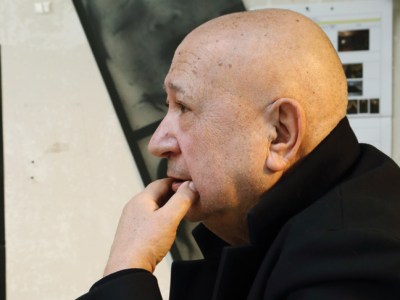 Christian Boltanski in his studio in Paris in March 2018, photo: © Elizabeth Young