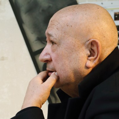 Christian Boltanski in his studio in Paris in March 2018, photo: © Elizabeth Young