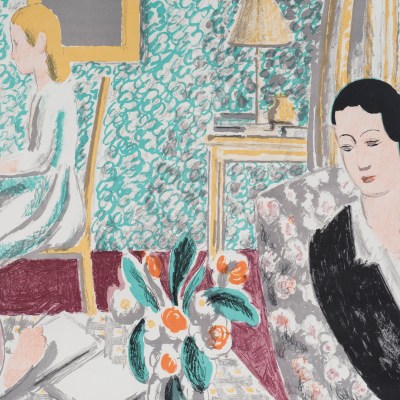 The Schoolroom (detail; 1938), Vanessa Bell. Osborne Samuel, £4,500