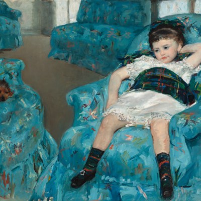 Little Girl in a Blue Armchair, Mary Cassatt