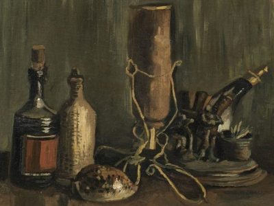 Still Life with Bottles and a Cowrie Shell, Vincent Van Gogh