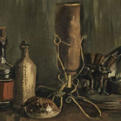 Still Life with Bottles and a Cowrie Shell, Vincent Van Gogh