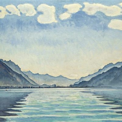 Lake Geneva with symmetrical reflections, Ferdinand Hodler