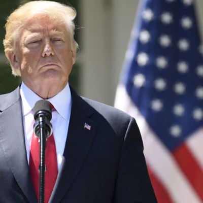 US president Donald Trump in April 2018.
