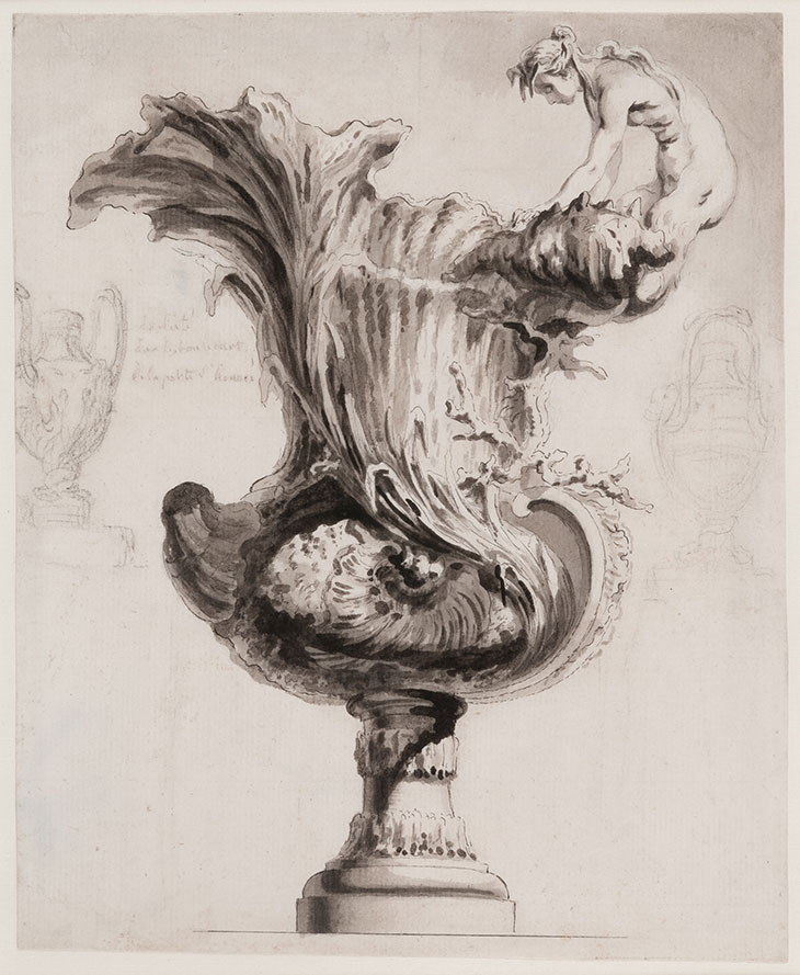 Design for a fantastic ewer (c. 1750), Louis-Joseph Le Lorrain. Waddesdon (National Trust).