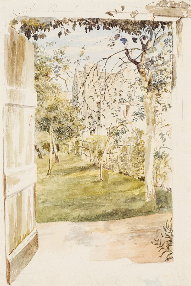 View of Kelmscott Manor from the Old Barn, May Morris