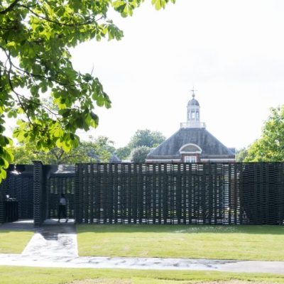 Serpentine Pavilion 2018, designed by Frida Escobedo, Serpentine Gallery, London. Photography © 2018 Iwan Baan; © Frida Escobedo, Taller de Arquitectura