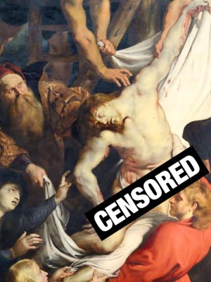The Descent from the Cross (1611–14; detail), Peter Paul Rubens.