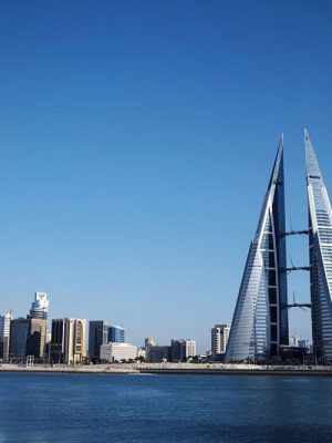 Manama, capital of Bahrain, where the 2018 Art Bahrain Without Borders fair will be held.