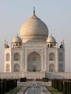 The Taj Mahal, photographed in March 2018.