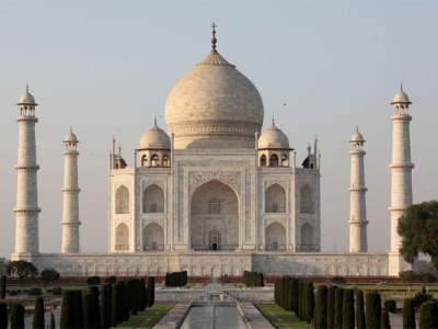 The Taj Mahal, photographed in March 2018.