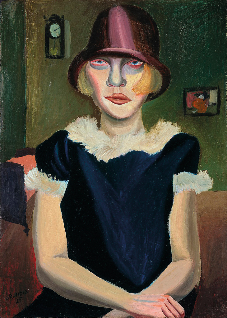 Girl with Pink Hat, Grundig