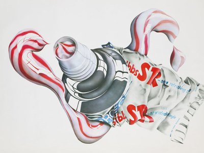 Gibbs toothpaste poster print (c. 1970), Michael English. British Dental Association Museum