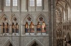 View of the Queen’s Diamond Jubilee Galleries, located in the triforium at Westminster Abbey, London.