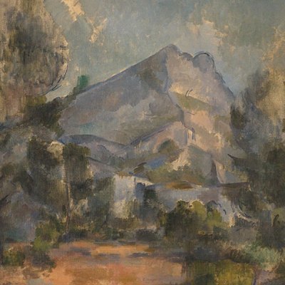 Montagne Sainte-Victoire (detail; 1897) Paul Cézanne.