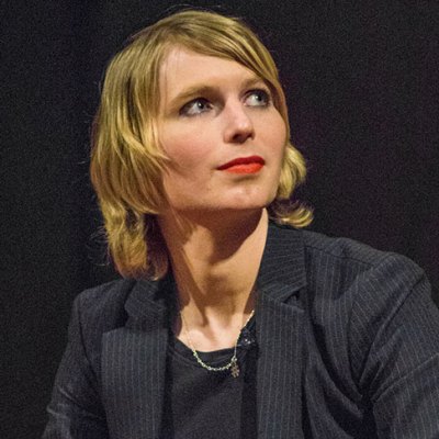 Portrait of Chelsea Manning.