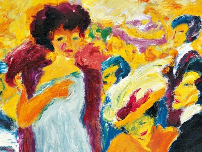 Gesellschaft (Party) (1911), Emil Nolde.