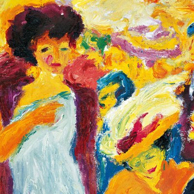 Gesellschaft (Party) (1911), Emil Nolde.