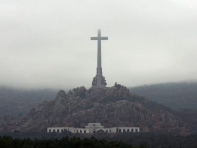 The Valley of the Fallen in Es Escorial, Spain.