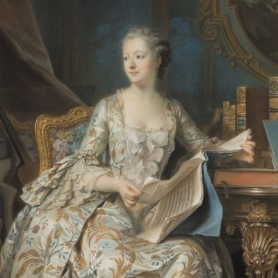 The Marquise de Pompadour, (1752–55), Maurice-Quentin de la Tour. Musée du Louvre, Paris, photo: © RMN-Grand Palais (musée du Louvre)/Laurent Chastel