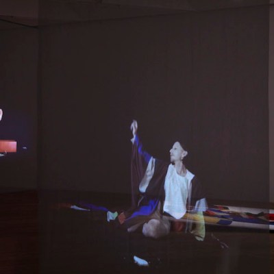 Installation view of 'Pia Camil: Split Wall', Nottingham Contemporary, 2018.