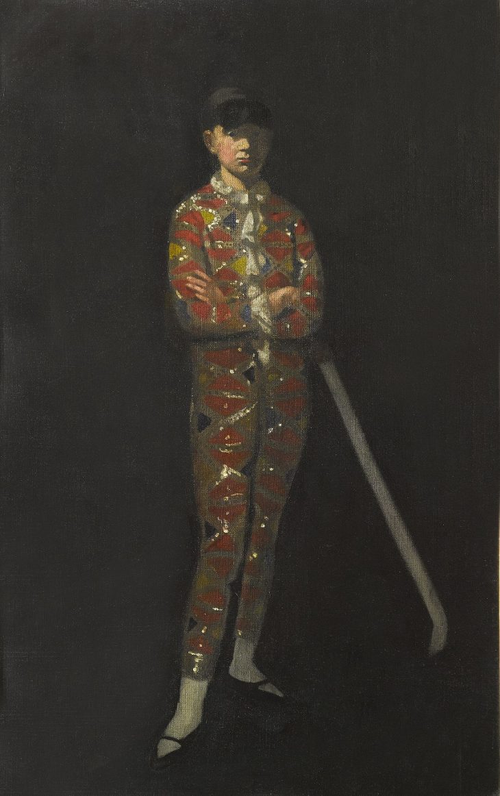 The Artist's Daughter Nancy as Pierrot, Mabel Pryde