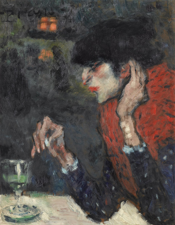 La Buveuse d’absinthe (1901), Pablo Picasso. Photo © Musée d’Orsay, Dist. RMN-Grand Palais / Patrice Schmidt © Succession Picasso 2018