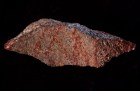 The drawing found in Blombos Cave, South Africa.