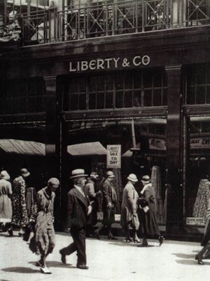 The Liberty of London department store on Regent Street, London, in c. 1925, Regent Street, London.
