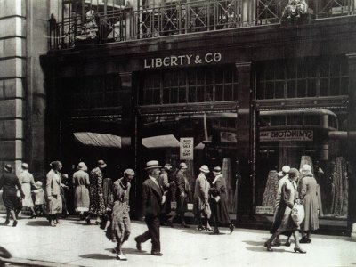 The Liberty of London department store on Regent Street, London, in c. 1925, Regent Street, London.