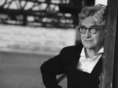 Portrait of Wim Wenders taken in 2015 by Peter Lindbergh, image courtesy Wim Wenders