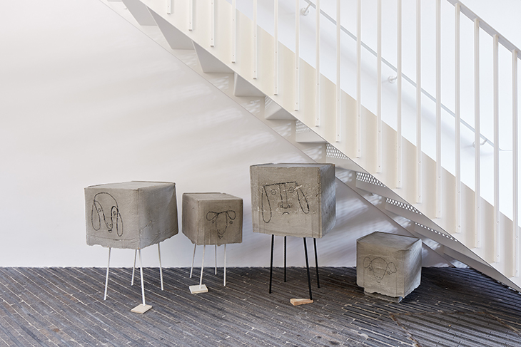 Concrete sheep and sleeping clowns at the South London Gallery