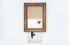 Love is in the Bin (2018), Banksy.