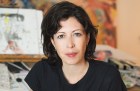 Cecily Brown photographed in her studio in New York in July 2018.
