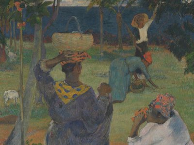The Mango Trees, Martinique (detail; 1887), Paul Gauguin.
