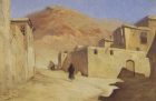 Toward Damascus at the Foot of Mount Qassioun, Muhajreen Quarter, c. 1933, Mustafa Farroukh, Collection Hani Farroukh
