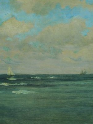 The Bathing Posts, Brittany (1893), James McNeill Whistler.