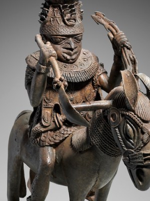 Mounted ruler (16th century), Edo peoples, Benin kingdom, Nigeria.