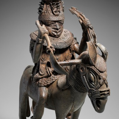 Mounted ruler (16th century), Edo peoples, Benin kingdom, Nigeria.