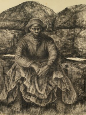 General Moses (Harriet Tubman) (1965), Charles White.