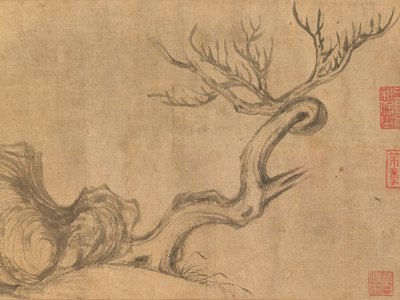 Wood and Rock (11th century), Su Shi.