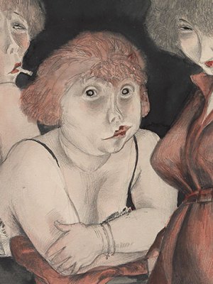 Brüderstrasse (Free Room) (1930), Jeanne Mammen. The George Economou Collection