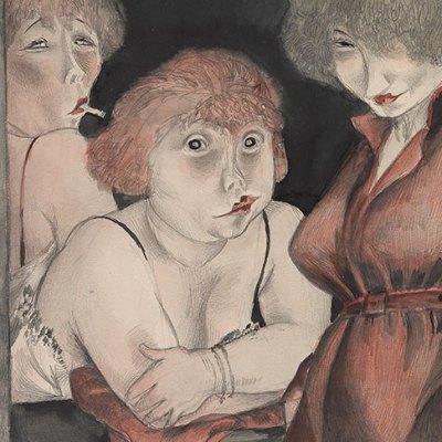 Brüderstrasse (Free Room) (1930), Jeanne Mammen. The George Economou Collection