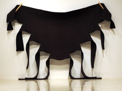 An untitled work by Robert Morris on display at the Palazzo delle Esposizioni in Rome in 2012. Photo: © Gabriel Bouys/AFP/Getty Images