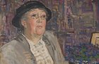 Portrait of Gertrude Jekyll (detail; 1910–11), Mary Swanzy. Private collection