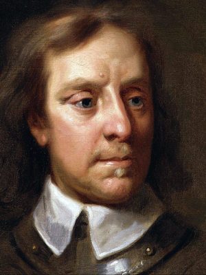 Oliver Cromwell (detail; 1656), Samuel Cooper